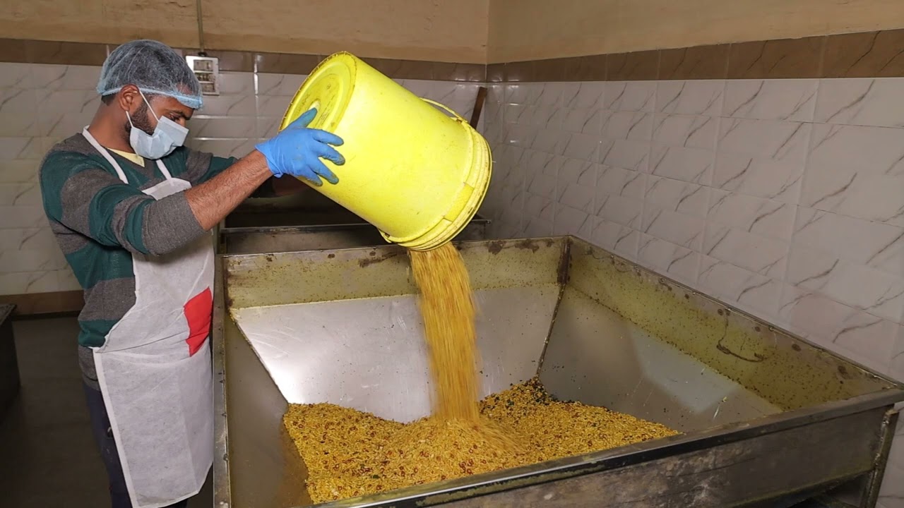 Ganesh namkeen making 