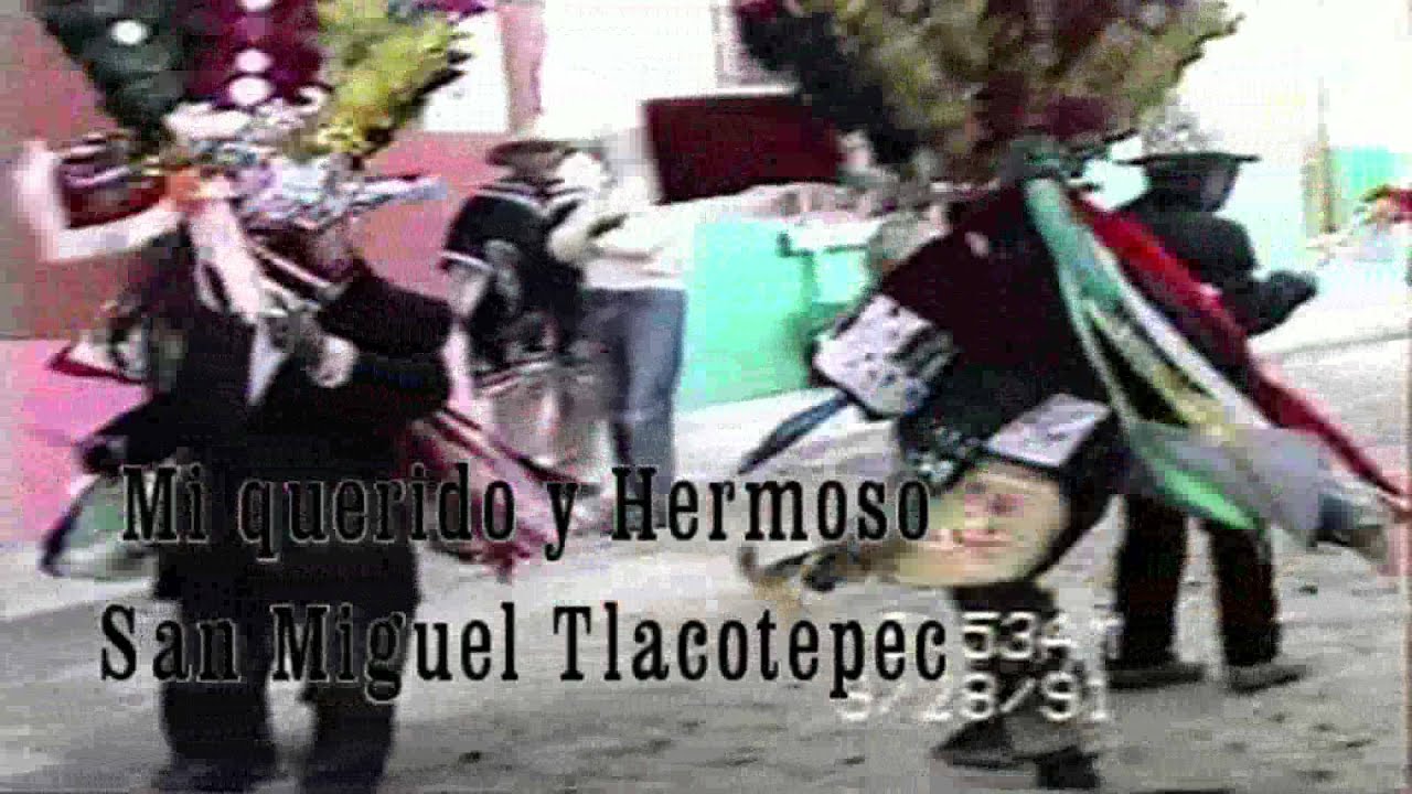 San Miguel Tlacotepec Oaxaca video del recuerdo fiesta patronal 1991