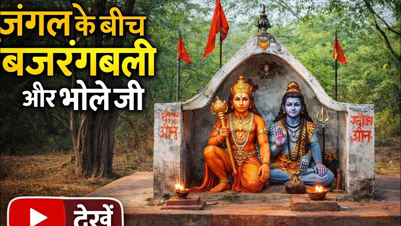 अकेले जंगल में मिला हनुमान जी का मंदिर | डर, श्रद्धा और रहस्य एक साथ 🌲🚩 #vlog #travel #automobile 