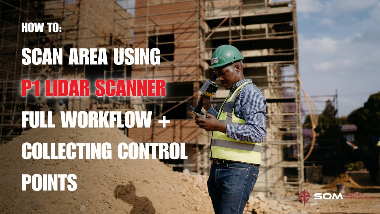 How to scan using the FJD Trion P1 LiDAR Scanner | Full Workflow + Collecting Control Points