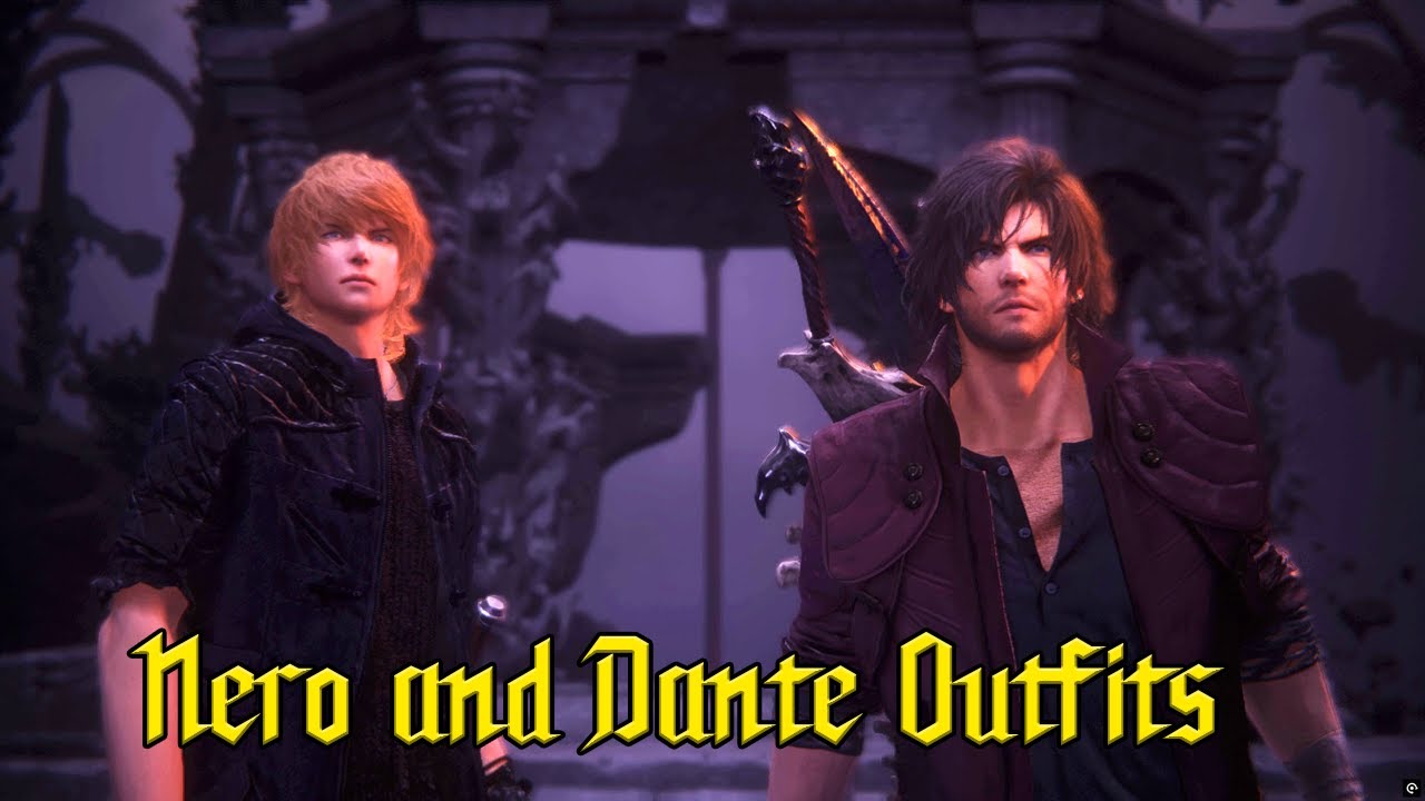 Final Fantasy 16 Mods - DMC5 Nero and Dante Outfits for Clive and Joshua