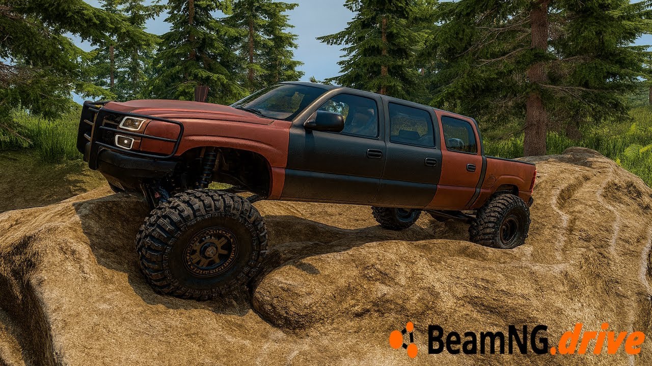 BeamNG.drive MP - 6-дверный DURAMAX ROCK CRAWLER - ЭТО БЕЗУМИЕ!!