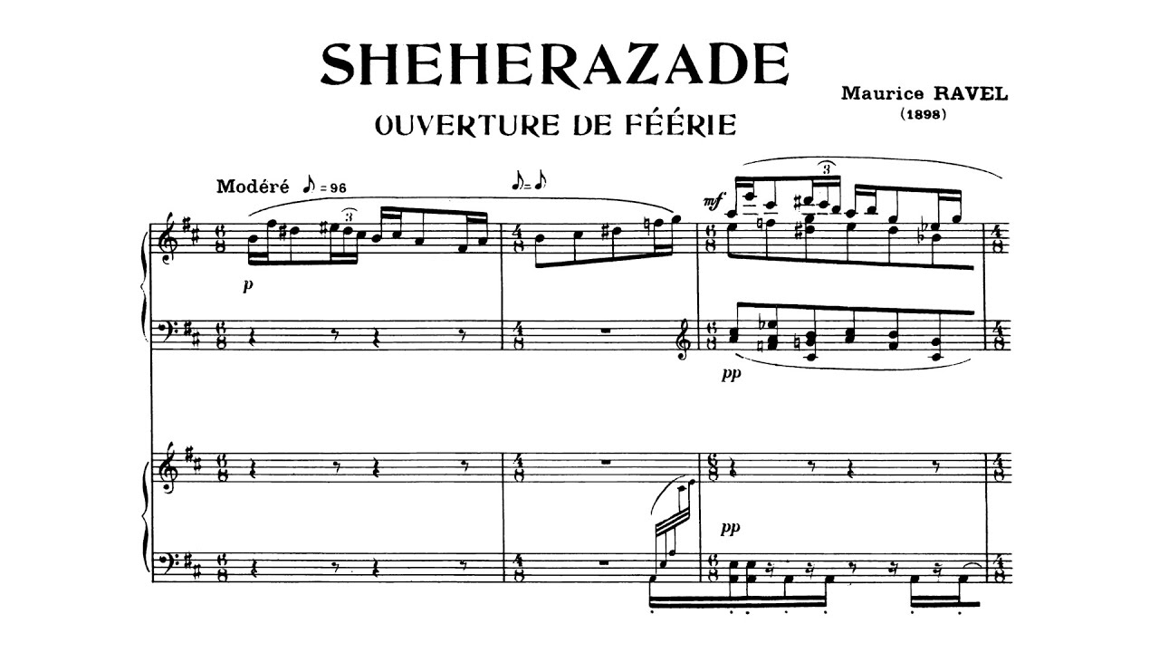 Maurice Ravel – Shéhérazade, ouverture de féérie (for 2 pianos)