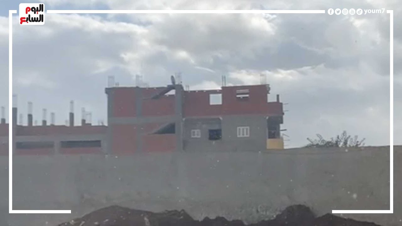 هطول أمطار كثيفة بمحافظة المنوفية لعدة ساعات