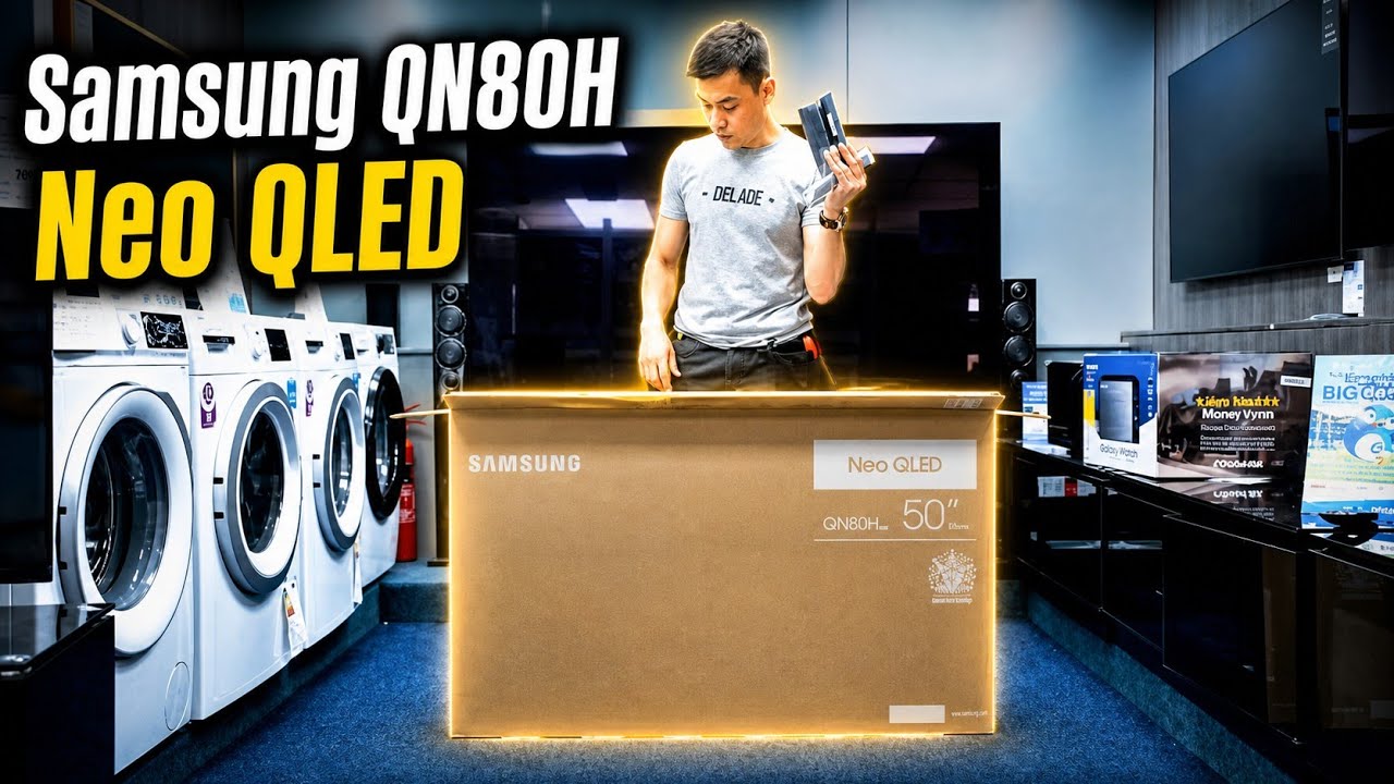 Unboxing, konfiguracja oraz prezentacja wideo 4K telewizora Samsung QE50QN80H 2026 50