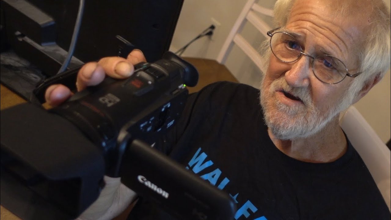 GRANDPA BEHIND A CAMERA!!