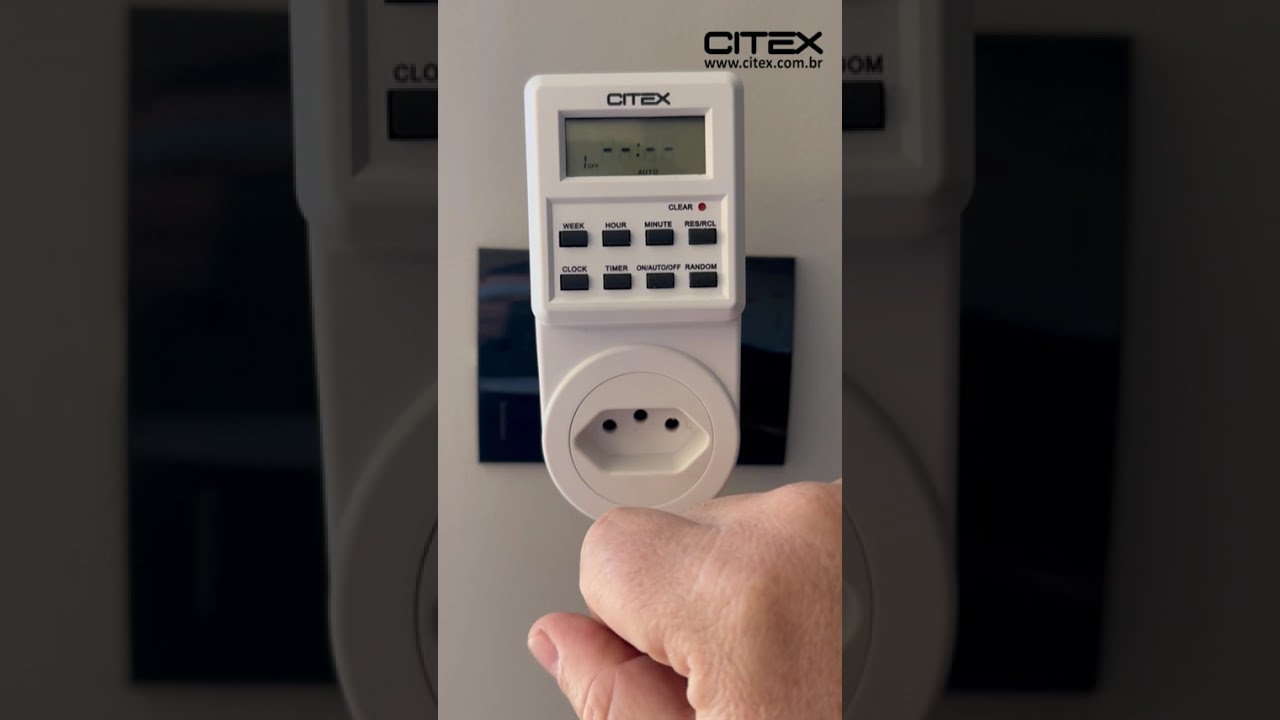 Temporizador de tomada digital CITEX.