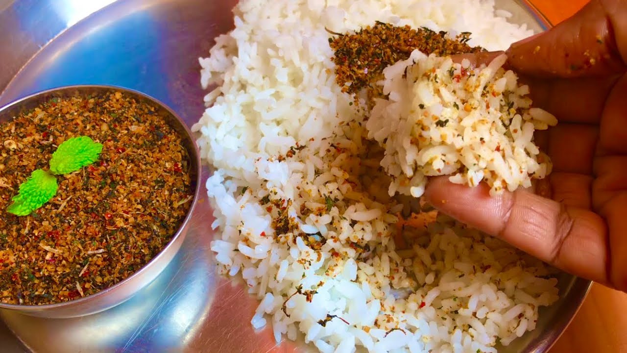 புதினா பொடி ஒருமுறை செஞ்சா விடவே மாட்டீங்க👌👌|Mint podi recipe in Tamil| Instant Rice mixture podi|