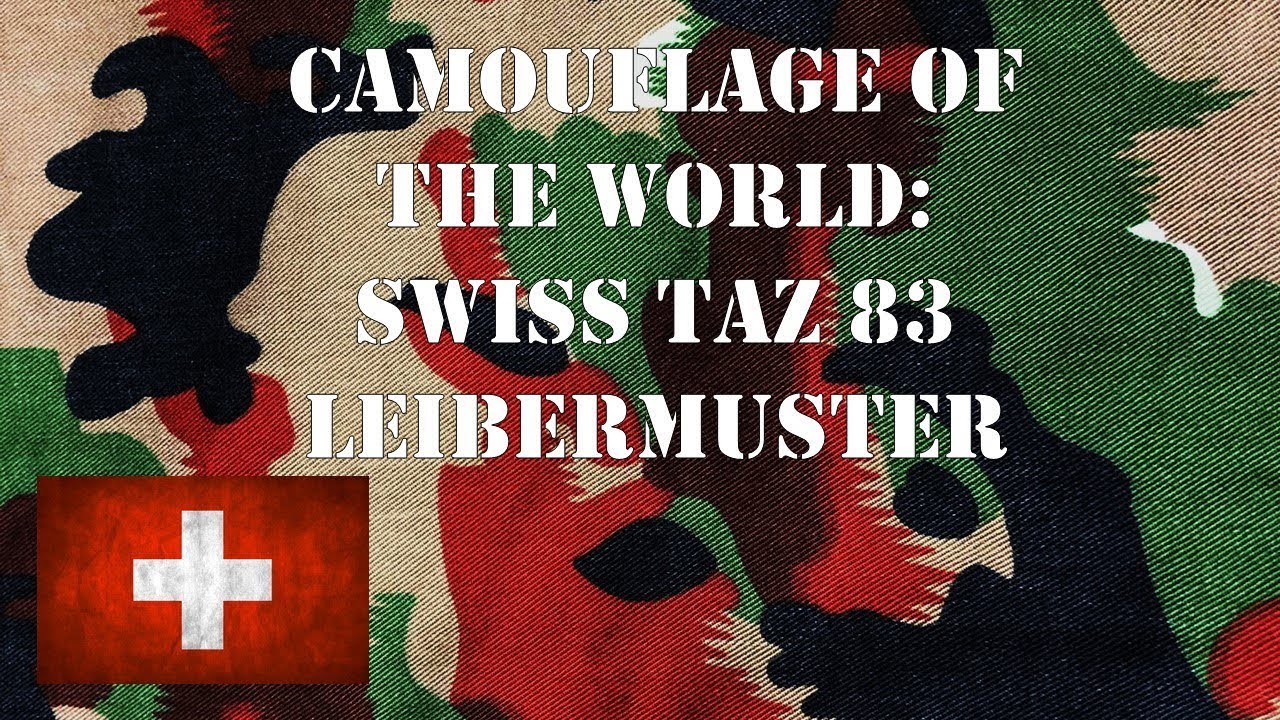 Camouflage of the World: Swiss TAZ 83 Leibermuster, or 