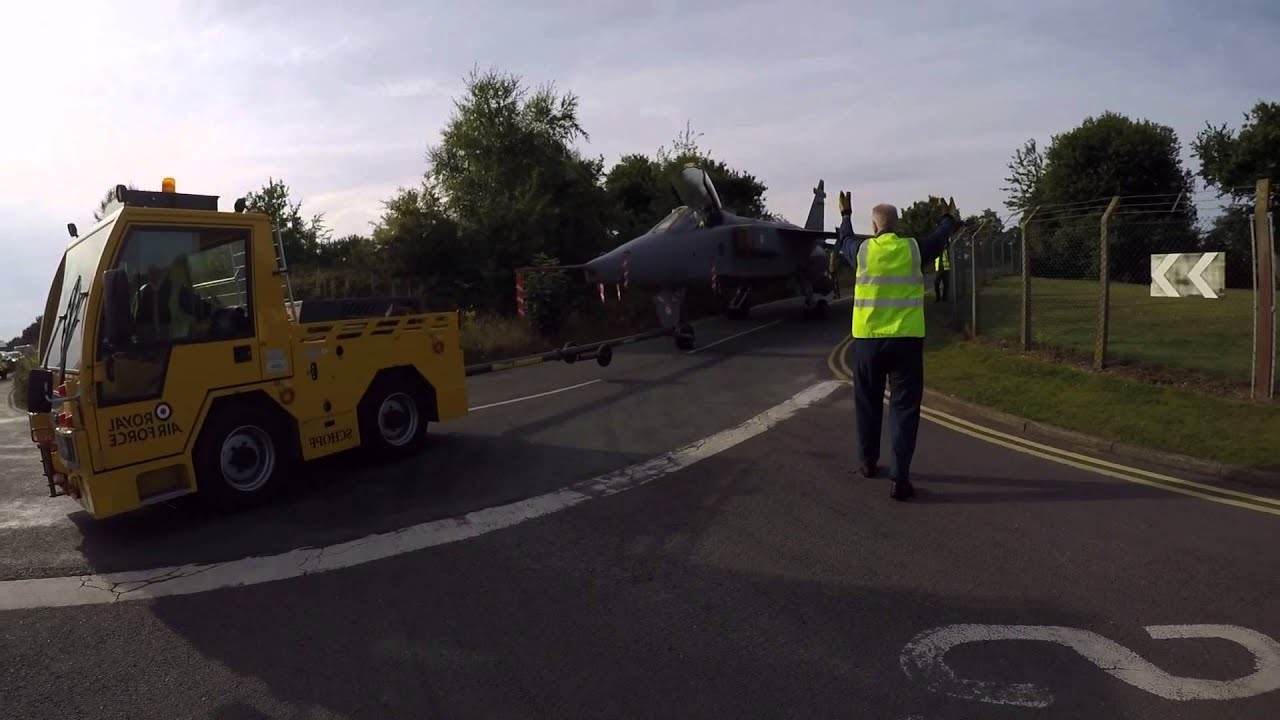 RAF Cosford Jaguars on the move