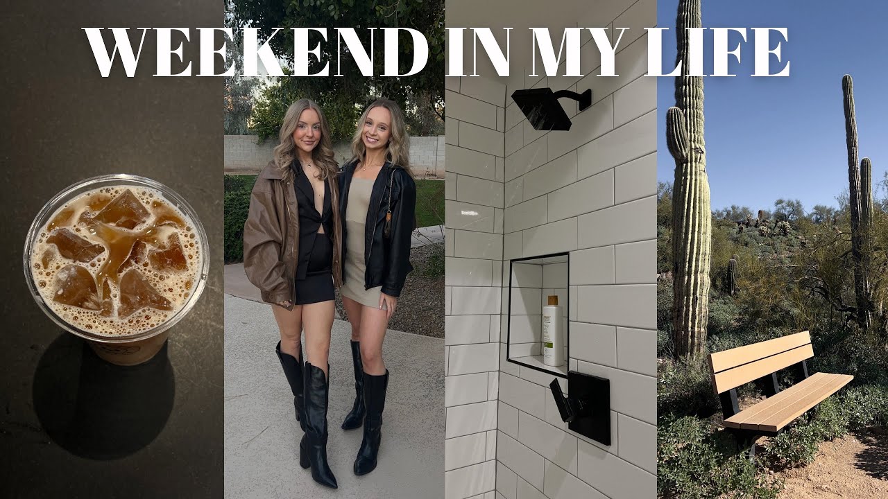 WEEKEND IN MY LIFE: going to Arizona! spin class, coffee dates, hiking, etc