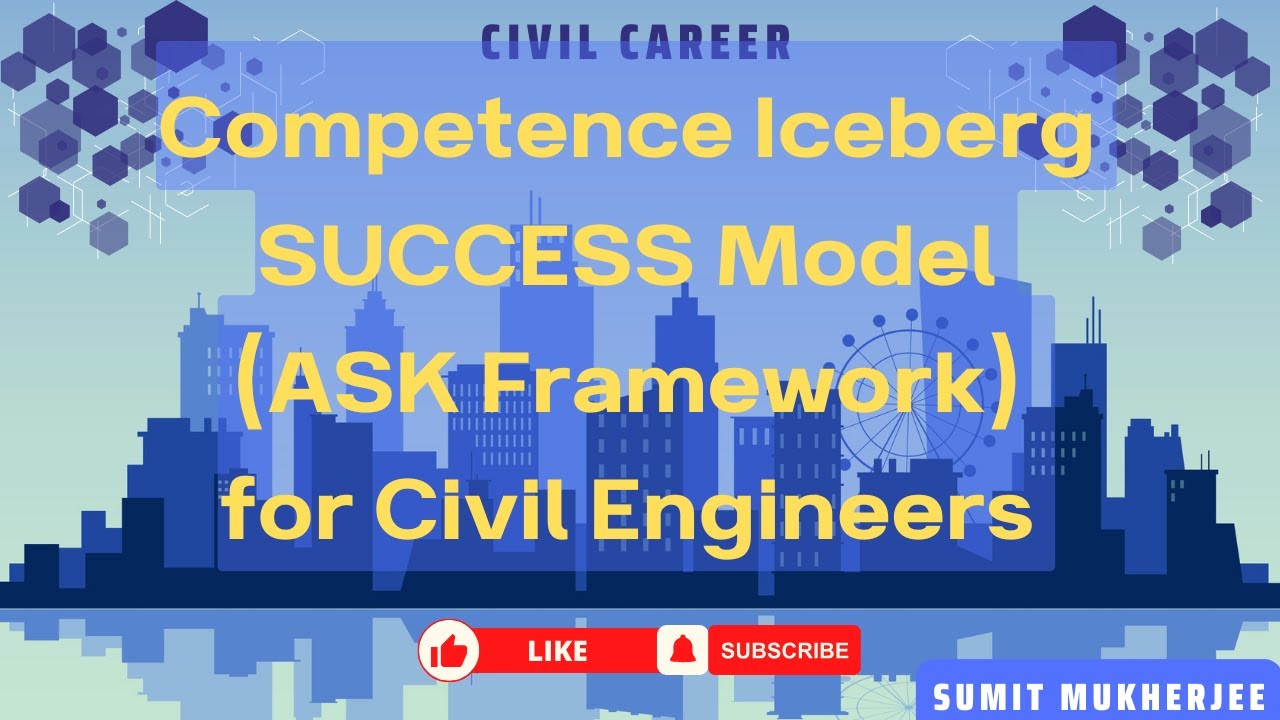 Competence Iceberg Model (ASK Framework) for Civil Engineers | Success Tips for Engineers