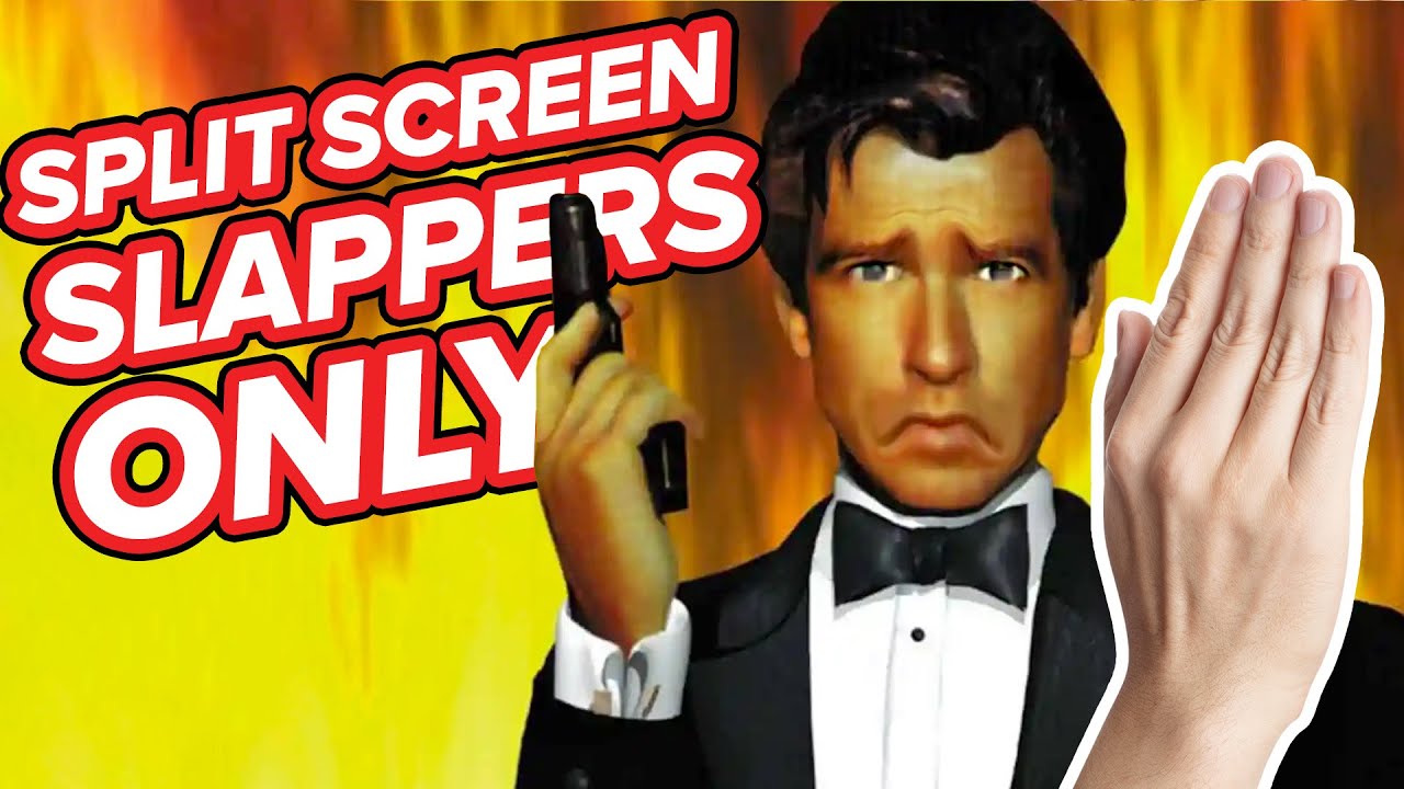 GoldenEye: SLAPPERS ONLY! Split Screen | Let's Play Goldeneye Split Screen Multiplayer