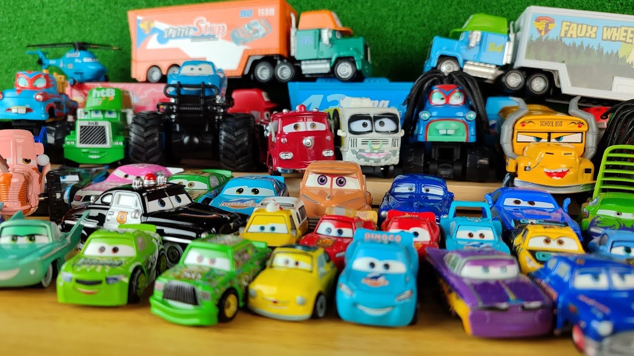 Satisfying unboxing cars lightning McQueen mini Disney ASMR #asmr #asmrtoyunboxing #disneycars 
