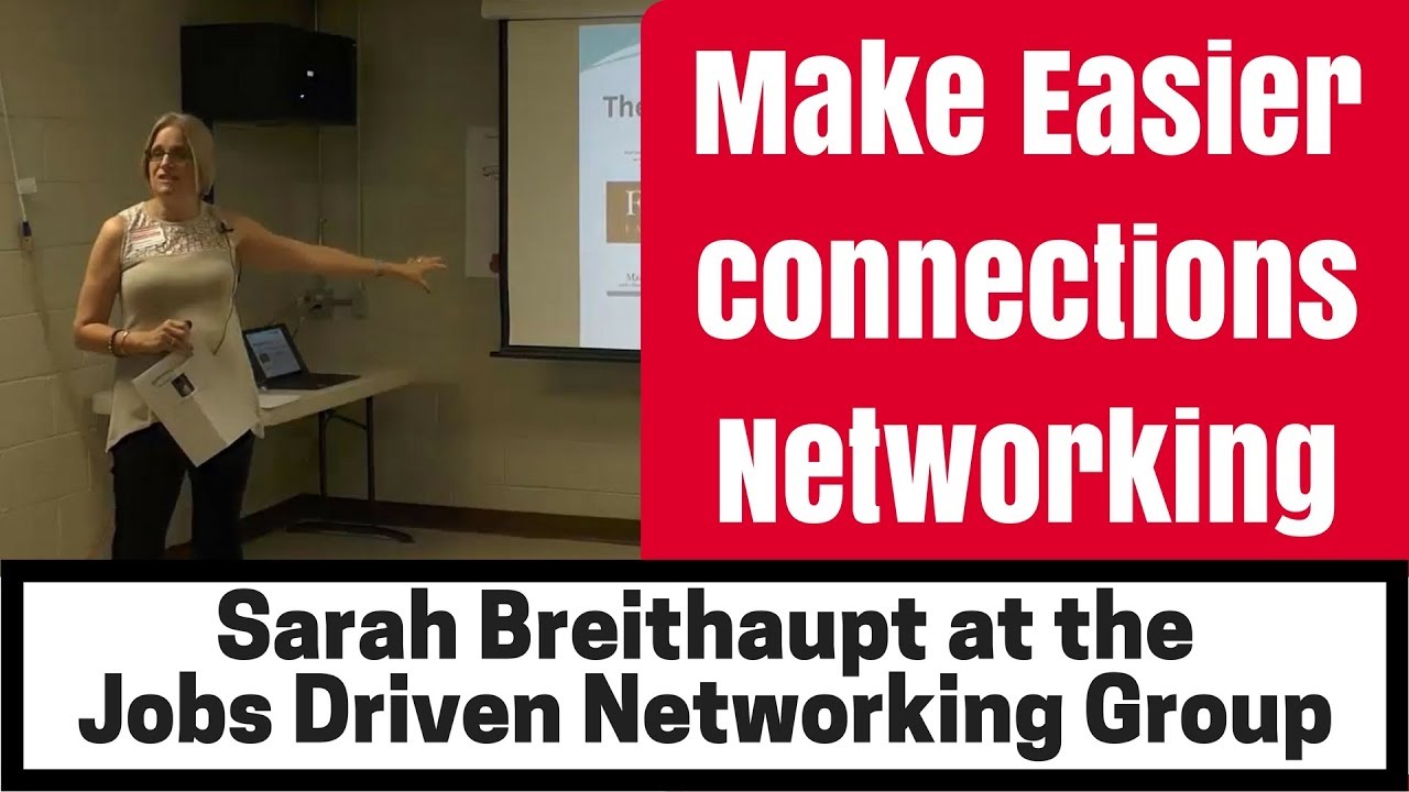 Make Easier Personal Connections Networking with Sarah Breithaupt