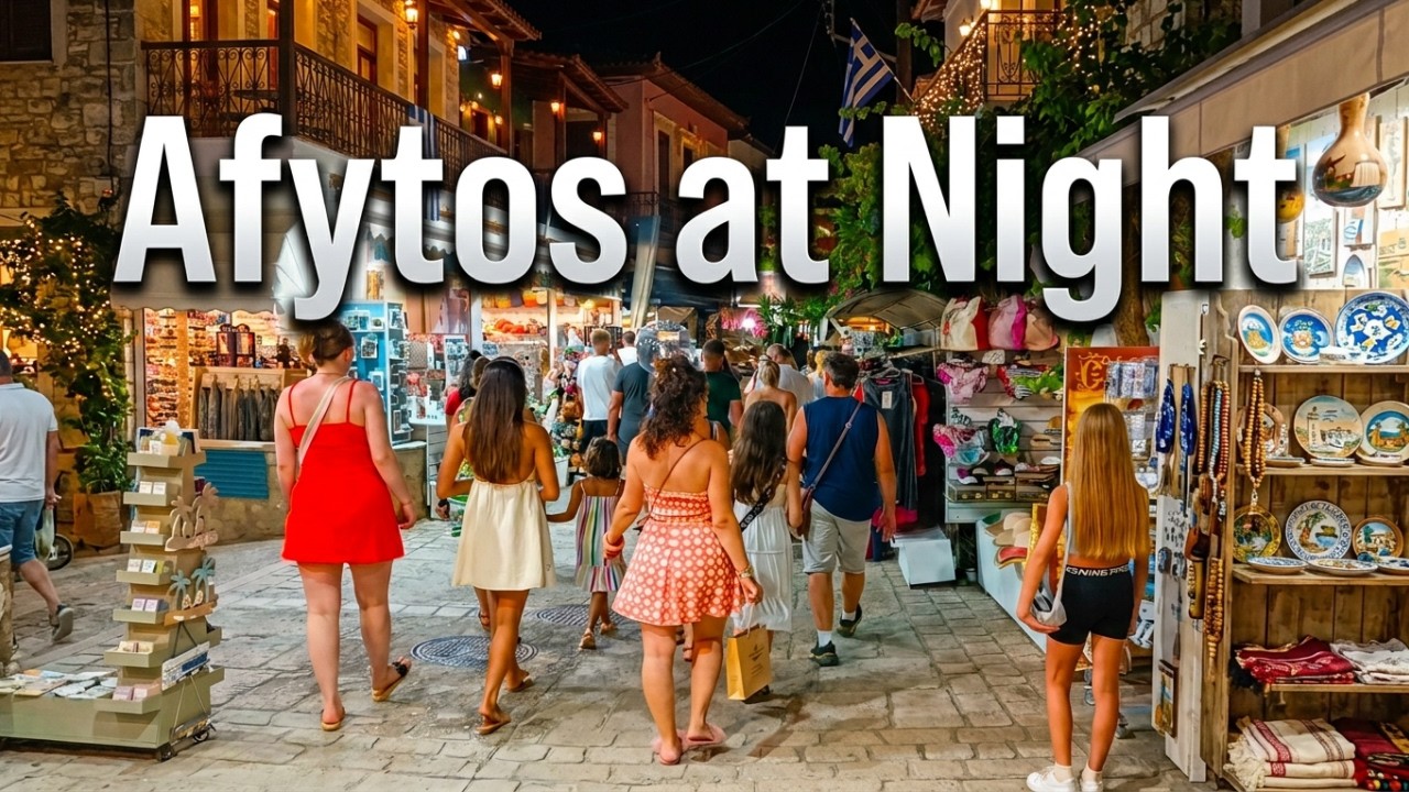 Afytos at night - Chalkidiki, Greece