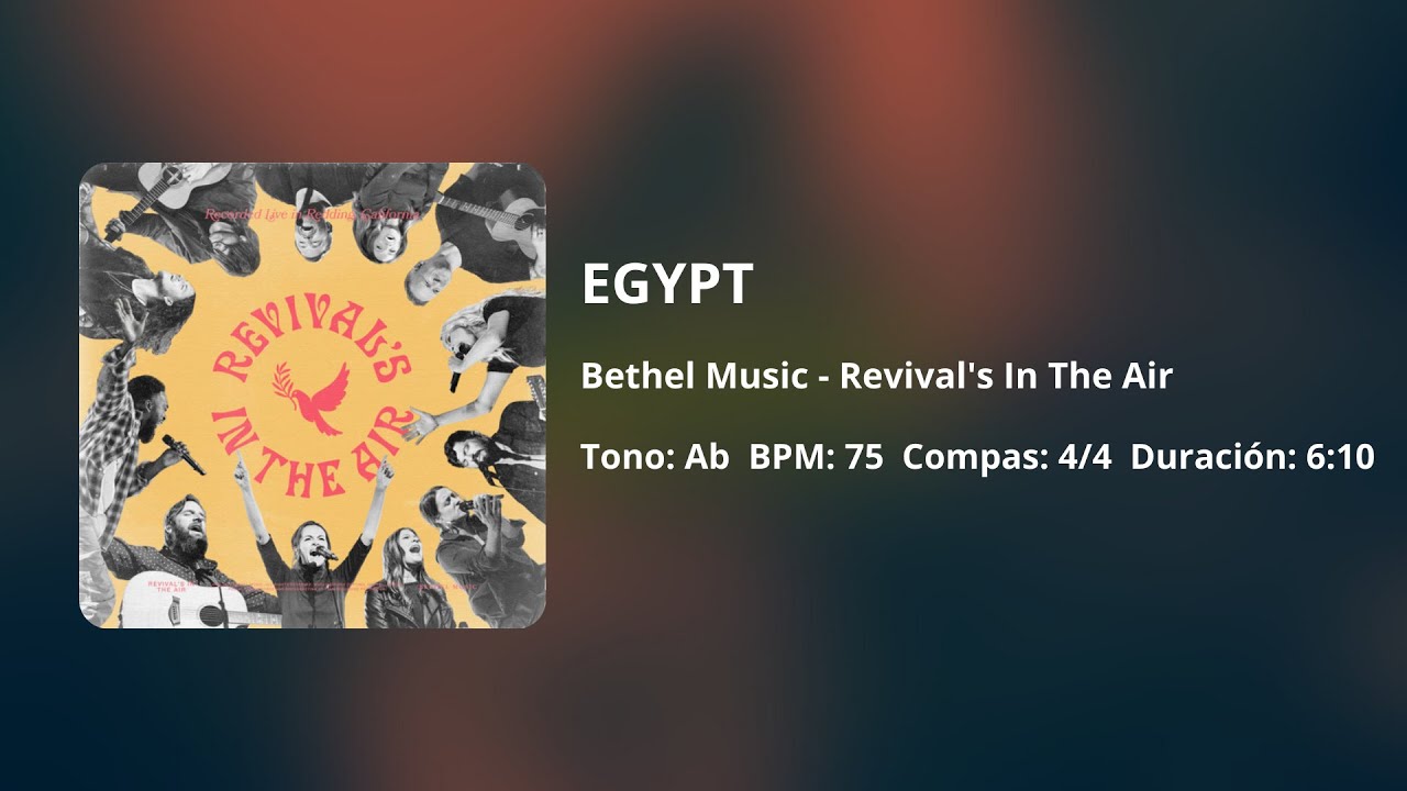 Egypt | Bethel Music | Multitrack
