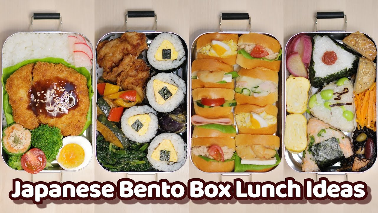 Colorful Healthy Onigiri Bento etc. - Japanese BENTO BOX Lunch Ideas #15
