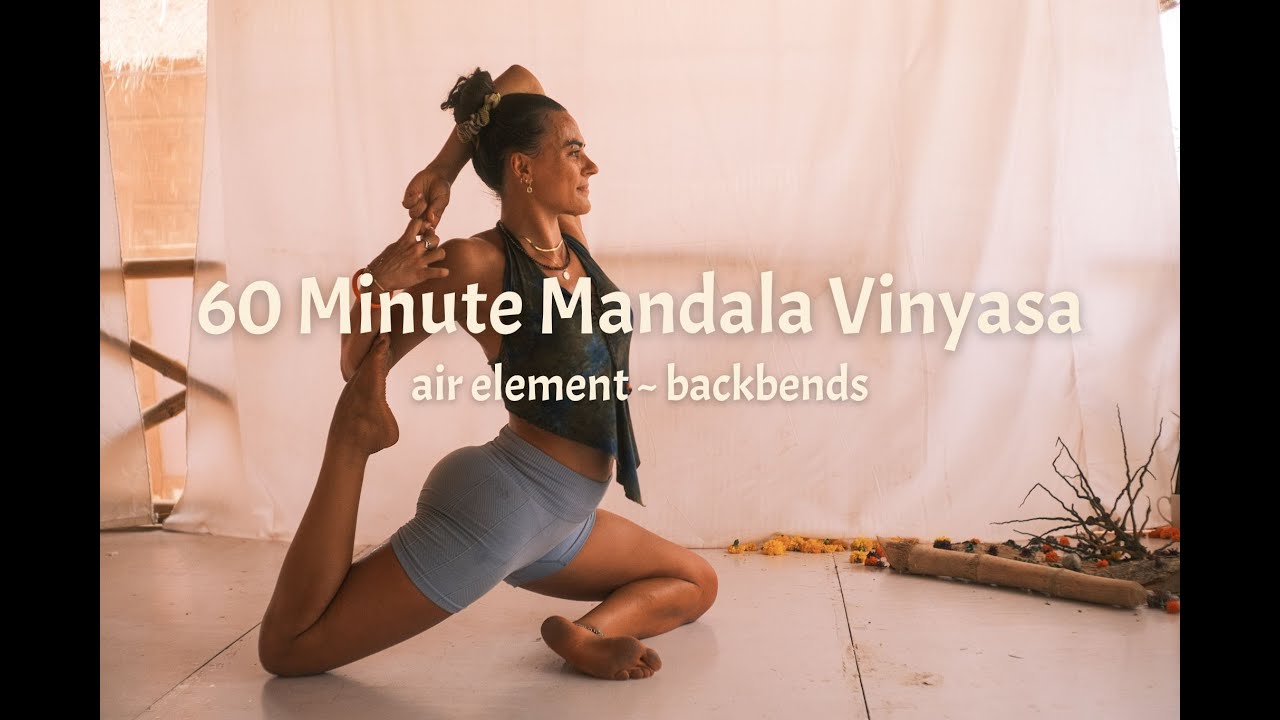 Air Element | Uplifting Mandala Vinyasa Flow for Joy & Heart-Opening | 60-Minute Yoga Class
