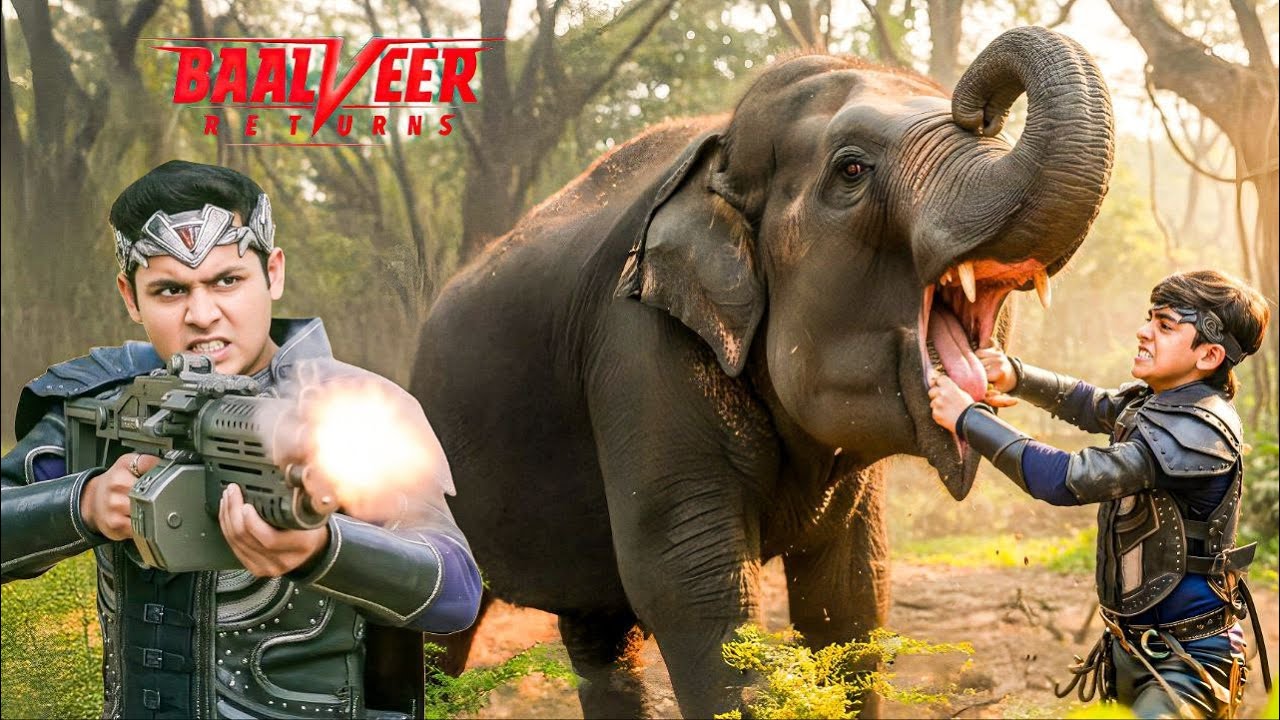 Baalveer और Vivaan ने कर दिया नरभक्षक हाथी का अंत ! ||  Baalveer Returns ||