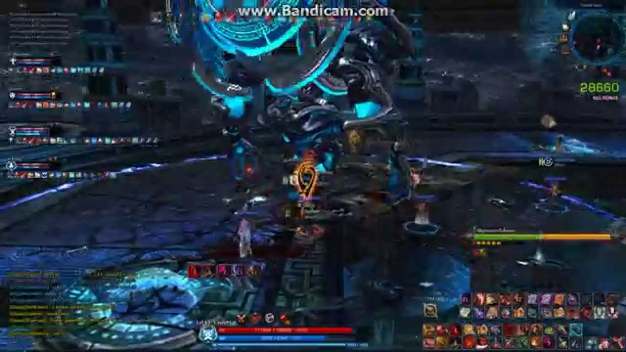 Tera - Bathysmal Rise Hard Mode Last Boss Warrior Tank POV(720p)