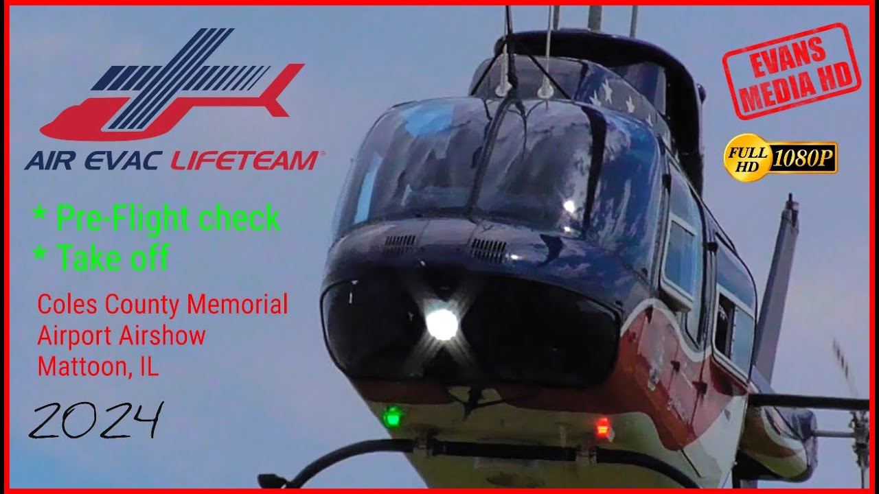 Air Evac Lifeteam 145 - PRE-FLIGHT CHECK & TAKE OFF