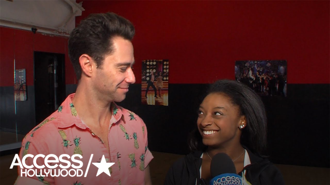 Exclusive: Simone Biles & Sasha Farber On Their 'Rough' 'DWTS' Monday | Access Hollywood