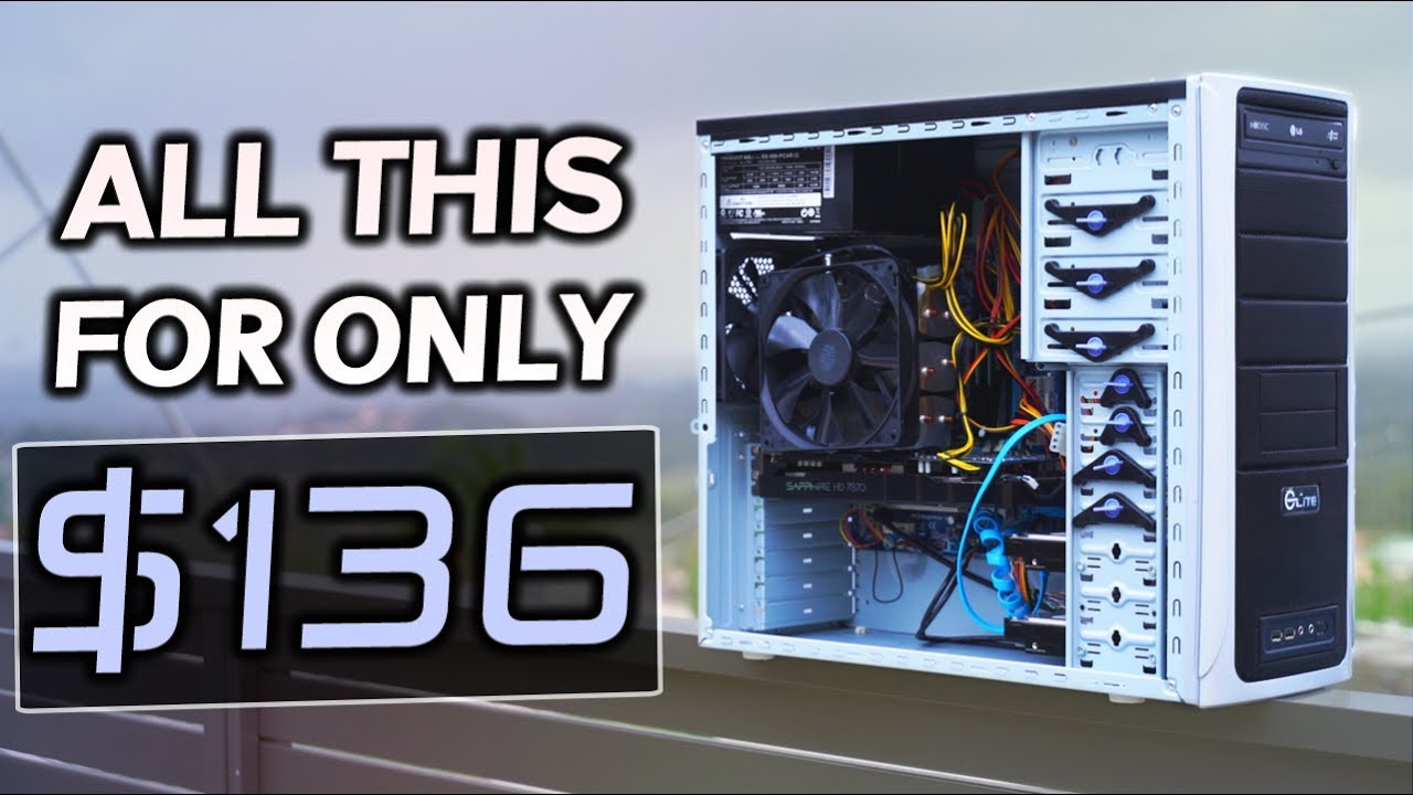 The $136 FORTNITE 1080p Gaming PC Build 2017