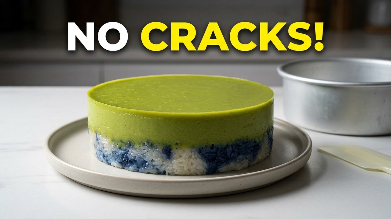 Great Tips on how to successfully unmould Kueh Salat (Kuih Seri Muka) without damaging it (4K)