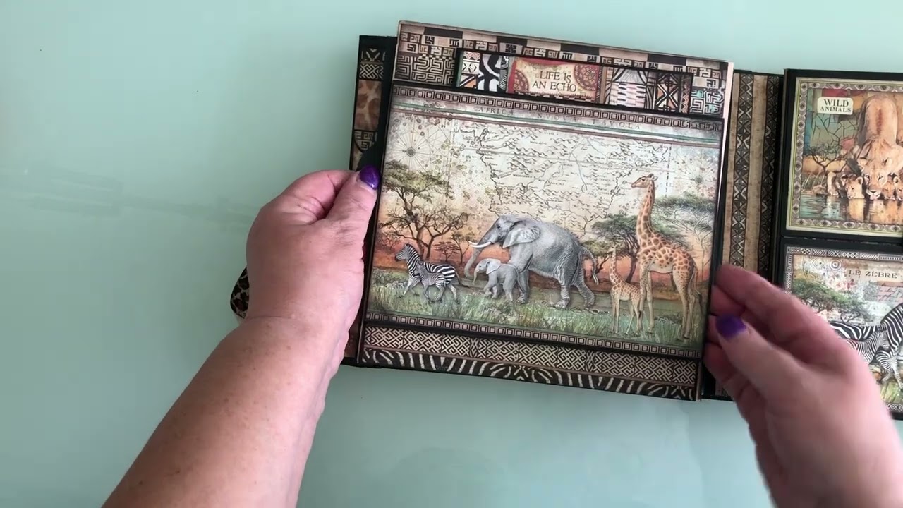 Stamperia savannah mini album