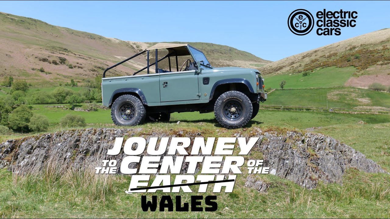 Road to nowhere in the Tesla powered Land Rover