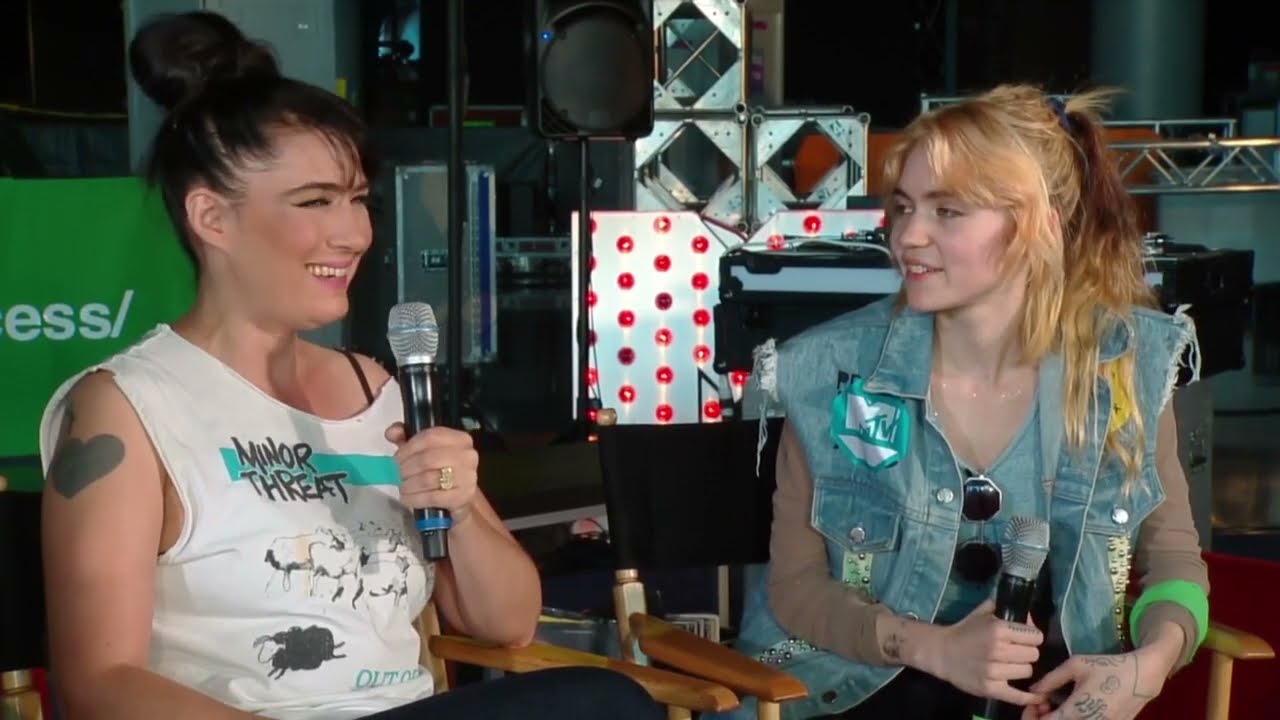 Kathleen Hanna & Grimes on Politics & Feminism (2013)