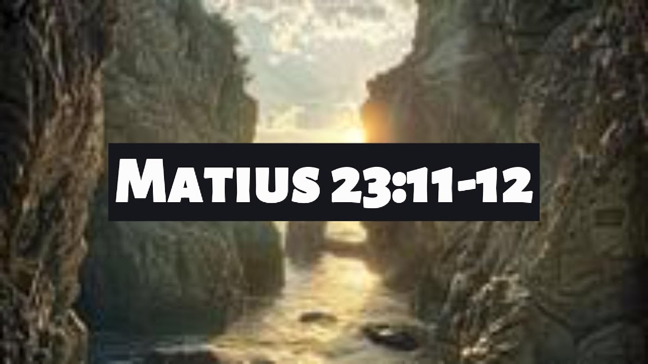 Matius 23:11-12