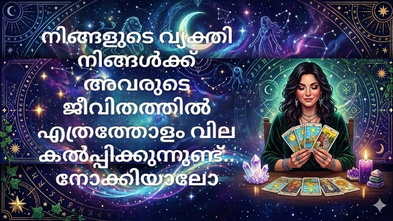 നിങ്ങളുടെ വ്യക്തി നിങ്ങൾക്ക് അവരുടെ ജീവിതത്തിൽ എത്രത്തോളം വില കൽപ്പിക്കുന്നുണ്ട്.. നോക്കിയാലോ