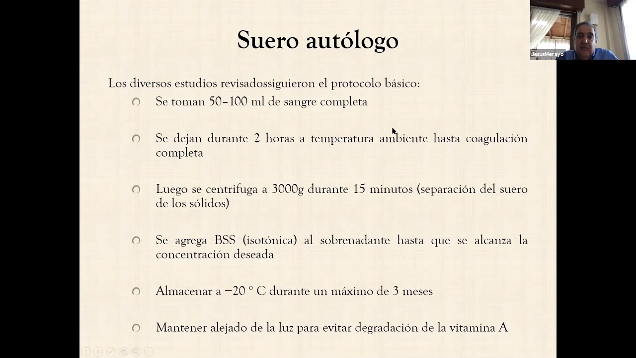 Compuestos derivados de la sangre para tratamiento de superficie ocular: Autologos y Heterologos