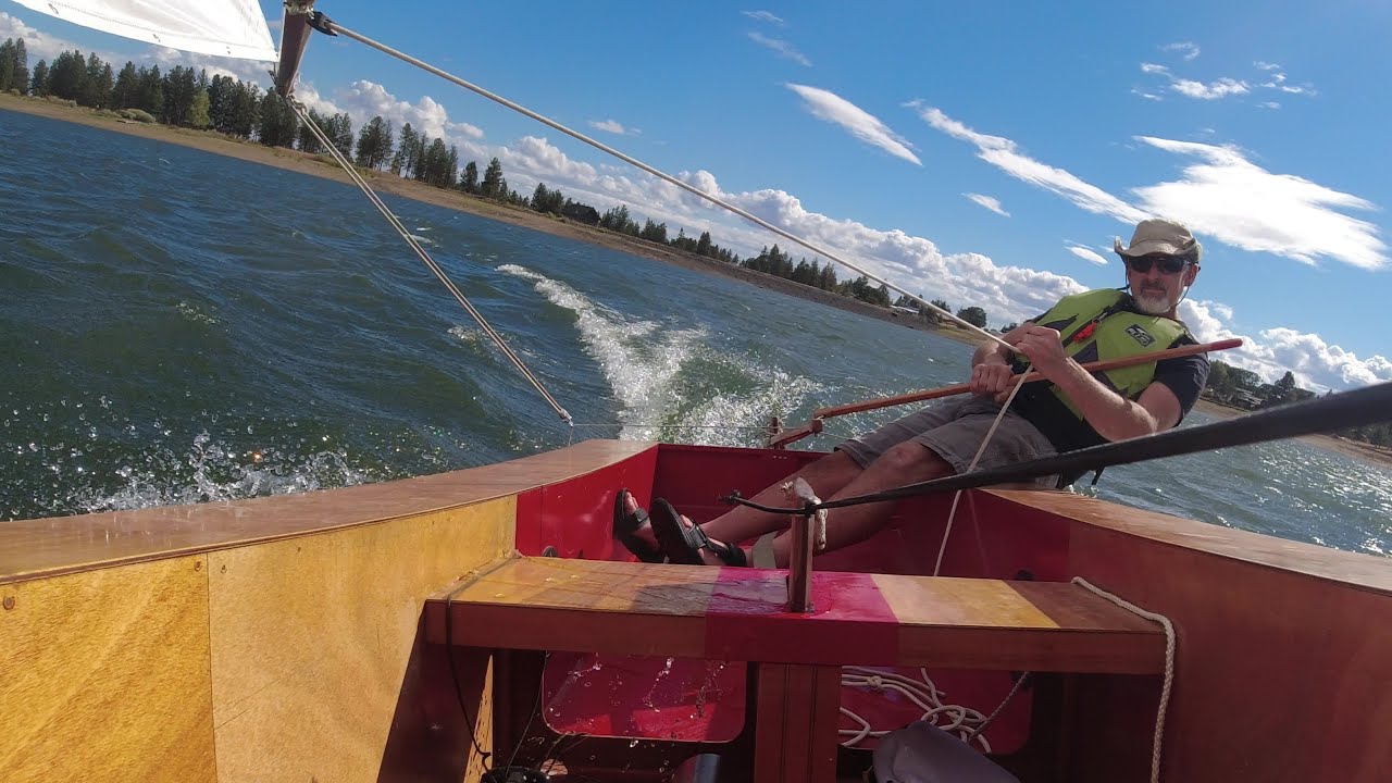 Sailing on a nice fall day and everything is fine.