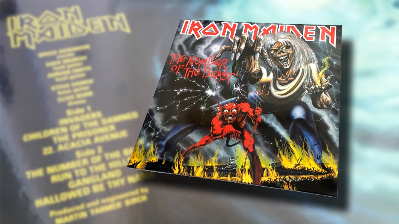 Iron Maiden. The Number of the Beast. 180 Gram. Vinyl unboxing