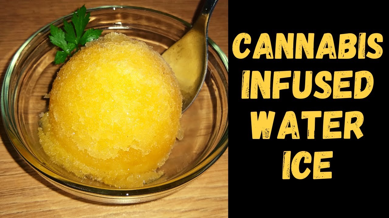 We made Cannabis Infused Water Ice | No machine