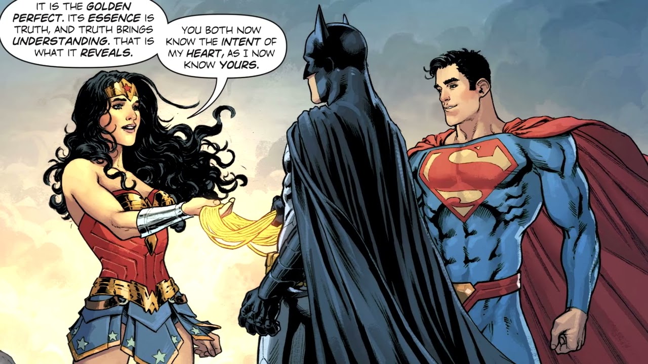 Wonder Woman Meets Batman and Superman (Batman impression)