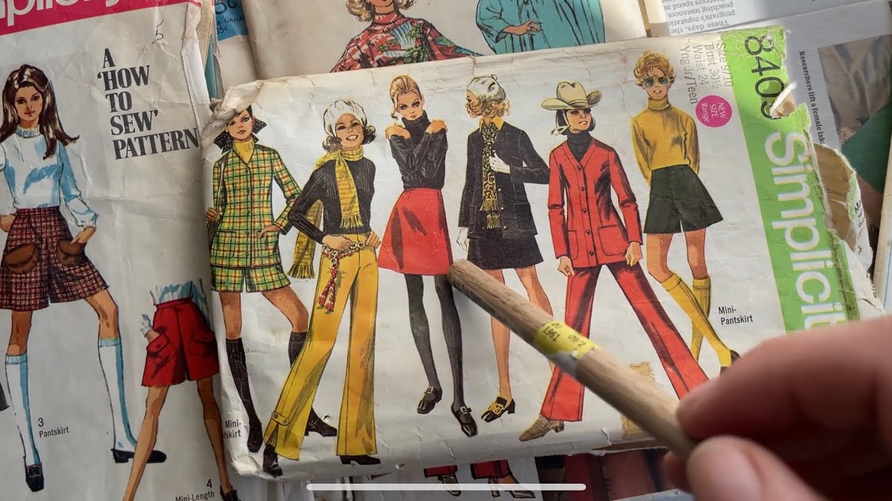 Vintage Pattern Tracing and Rambling