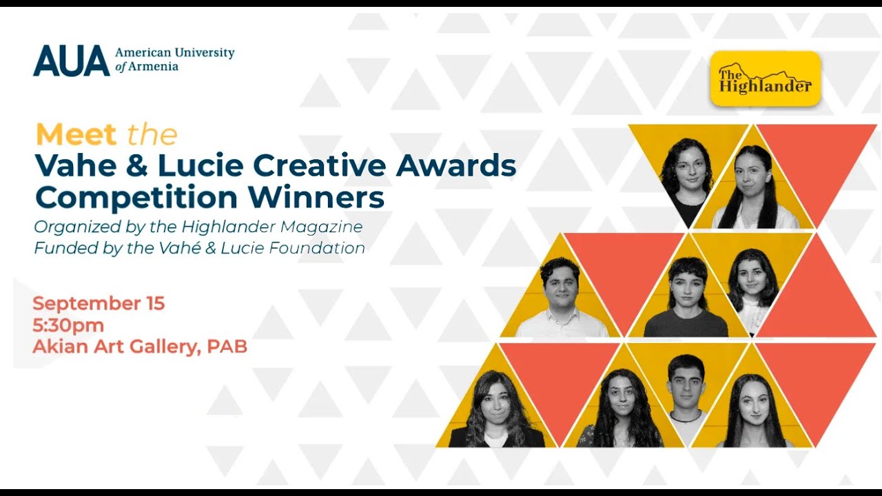 2025 Vah&eacute; & Lucie Creative Awards Competition Award Ceremony at AUA