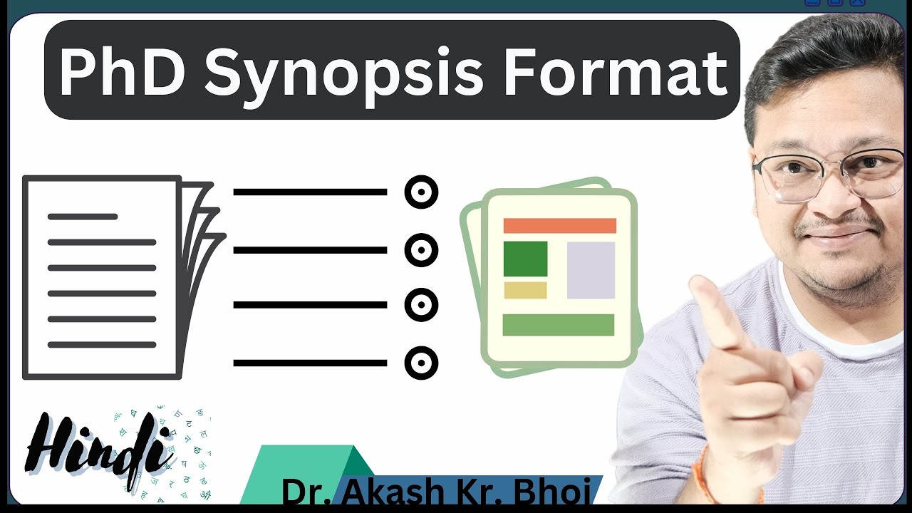 PhD Synopsis Format || Conceptual Framework for PhD Research Proposal || Hindi
