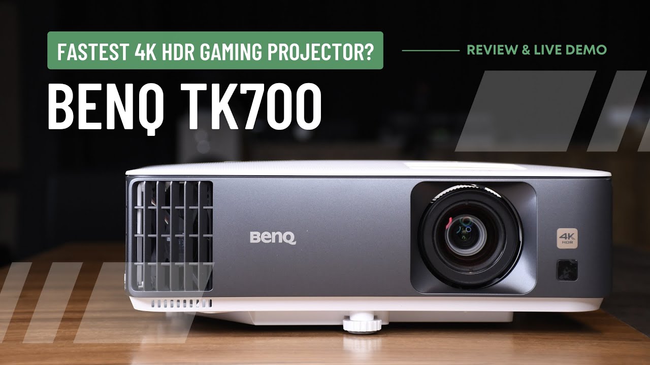 Benq TK 700 Review and Live Demo | Best 4K HDR Gaming and Atmos Projector? Price in India