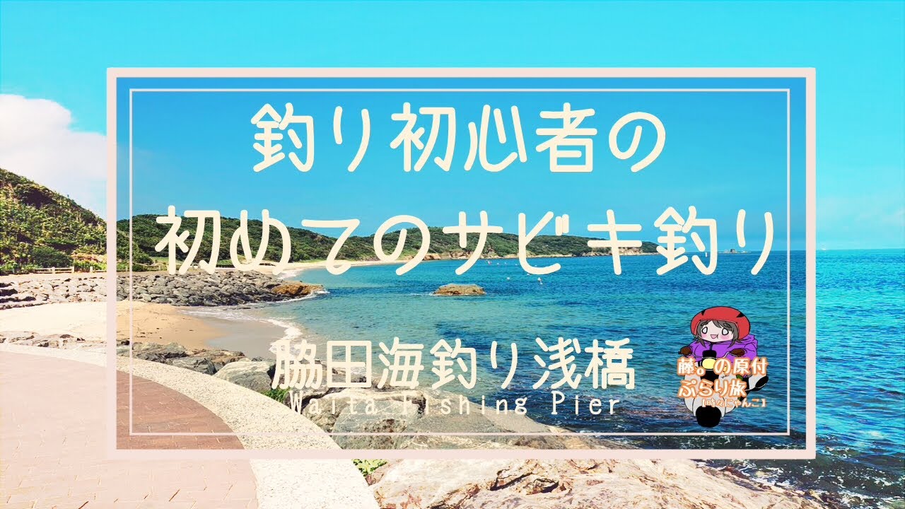 釣り初心者の初めてのサビキ釣り／脇田海釣り桟橋【藤。の休日ぷらり旅】