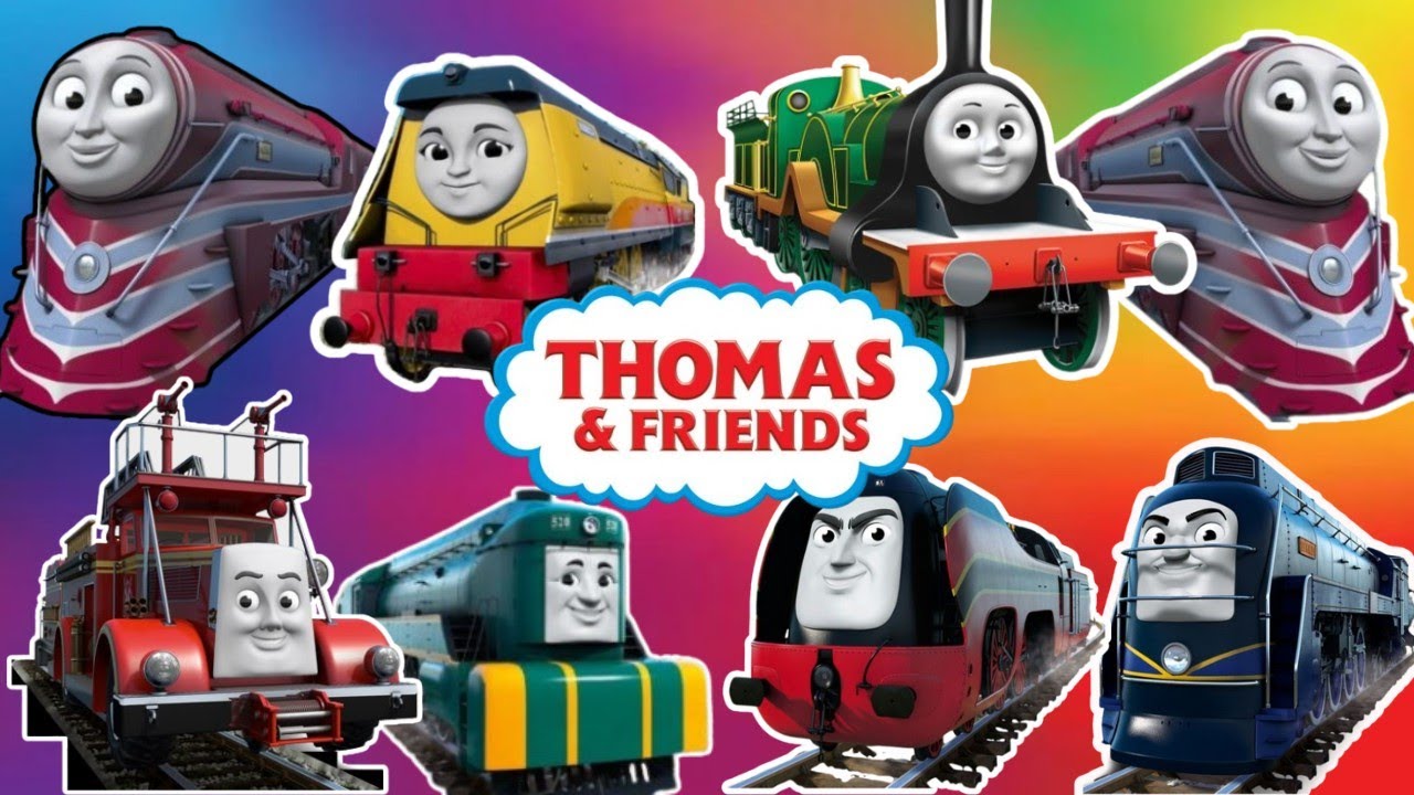 Animasi Perlintasan Kereta Api Kereta Berbahaya THOMAS FRIENDS WARNA PELANGI Animasi Perlintasan 