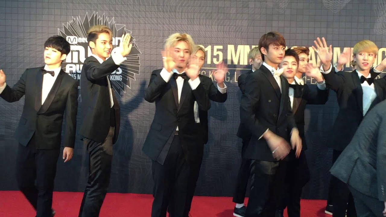 151202 Seventeen 세븐틴 @MAMA2015 Red Carpet Party