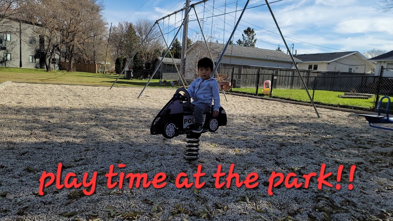 Travis play time at the park!