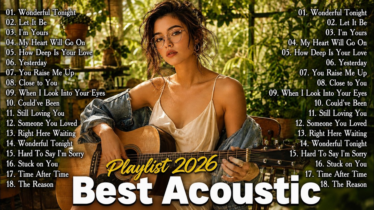 Best 70s 80s 90s Acoustic Covers ( Female Vocal ) 🎸 Greatest Love Songs Of All Time