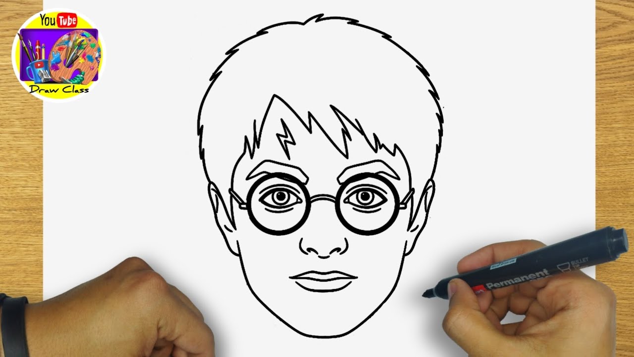 HOW TO DRAW HARRY POTTER | STEP BY STEP | DRAWING HARRY POTTER EASY