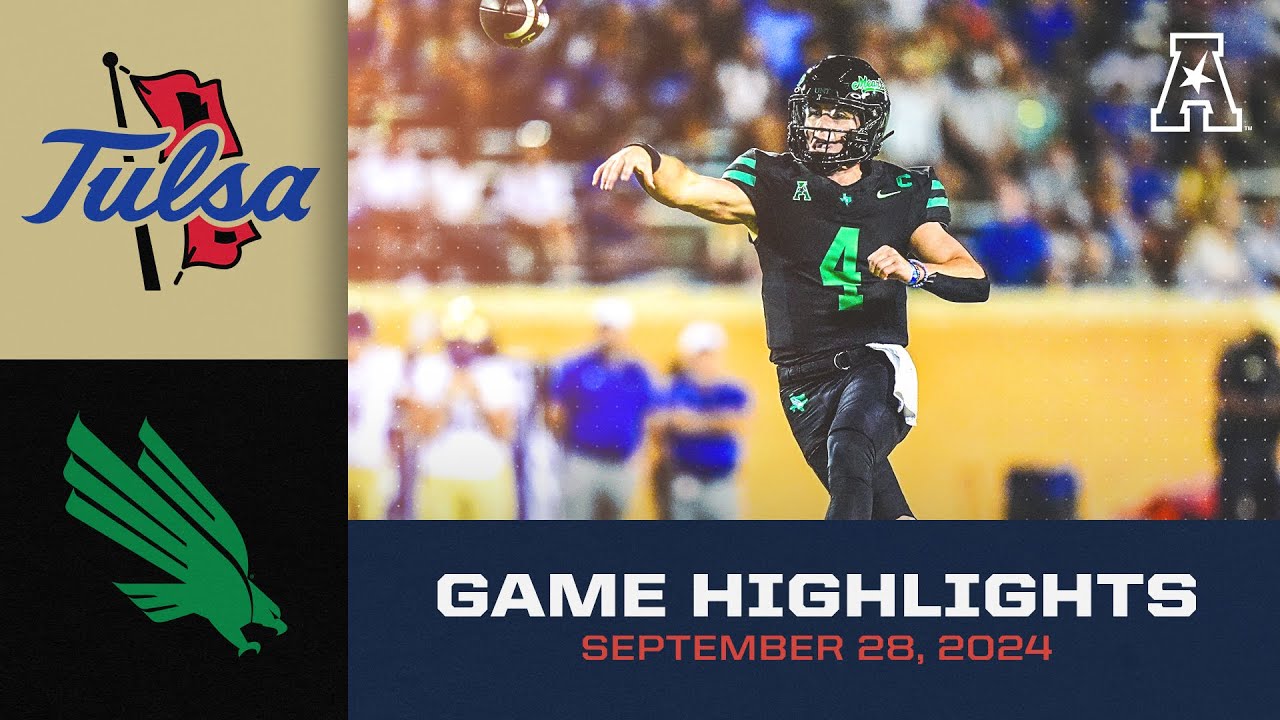 Game Highlights: Tulsa vs North Texas (September 29, 2024)